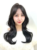 アマトウキョウ アユンチェ(AMA TOKYO×AYUNCHE) 韓国ヘア 透明感カラー 2wayバング レイヤーカット 顔周り