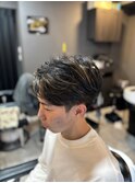 ツーブロマッシュハイライト