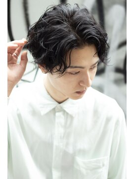 ヴェイン 渋谷(vain) 渋谷美容室束感マッシュニュアンスメンズカットパーマk