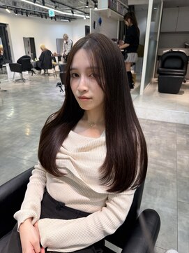 ルル(Lulu) 梅田/ブラウン/ベージュ/レイヤー/前髪カット/縮毛矯正/髪質改善
