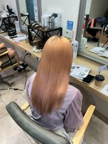 キャパ(CAPA)&nbsp;ハイトーンピンクベージュ(茅ヶ崎/20代/ブリーチカラー/韓国ヘア