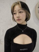 ルーム(Loom.) フェイスフレーミング インナーカラー レイヤーボブ