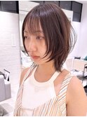 まとまるレイヤーボブウルフカット時短ヘア