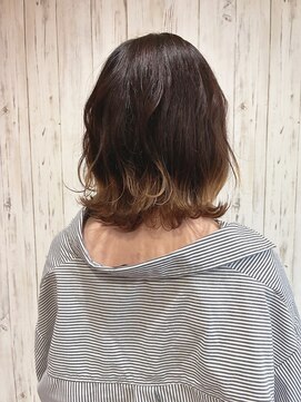 ジェイエルビー(JLB) 【JLB  yuko】裾ブリーチグラデーション　カラー　4月
