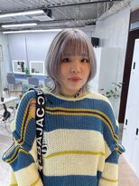 リミットバイアフィナー 大宮店(limit by Afinar) ホワイトシルバー/レイヤーボブ