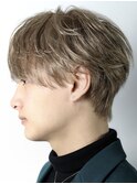 ラウンドマッシュミルクティーベージュ