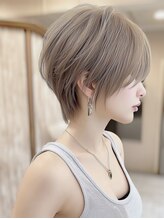 トワ 仙台店(toi) ハンサムショート/前髪あり/小顔ショート