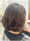 癖ふんわり大人ボブ