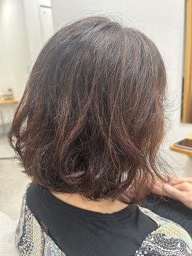 髪匠 りのん 癖ふんわり大人ボブ