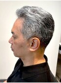 大人の品格を引き出すグレイヘアショート【北浜・堺筋本町・淀屋