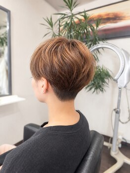 リンク ケアアンドデザイン(Link Care&Design)の写真/髪のくせや生え方を見極め、ショートやボブの魅力を引き出すカットを提案します☆