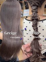 ヘアカロン 熊本下通店(Hair CALON) ラベンダーグレージュ/透明感カラー/ダブルカラー/ブリーチ