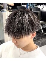 グラム 安城桜井店(gram) マッシュツイスト_メンズパーマ_ハイライト_R81012