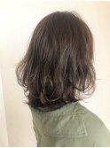 ブリーチなしグレーカラー