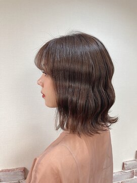 ルフレ 新宿本店1st(Reflet) 《波ウェーブ　ショートボブ》#新宿#新宿三丁目#髪質改善