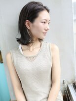 バース(BIRTH) 天神【BIRTH】外ハネウェットミディ×インナーカラー 2