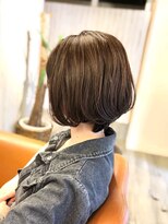 アンプリュス リアン(1+ Unplus lien)&nbsp;マロンベージュ大人前下がりグラデーションボブ/亀戸