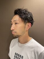 ヒロギンザ 六本木店(HIRO GINZA)&nbsp;ツイストスパイラルパーマ／かきあげツーブロック