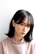 クシュ 所沢東口店(kusyu...) パープルブラック/チャコールグレーボブウルフ/シースルーバンク