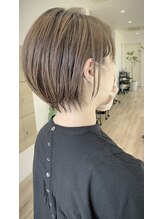 ヘアーメイク ダブル(HAIR MAKE double) ハイトーンショートボブ