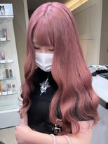 ベレーザ 渋谷(BELEZA)&nbsp;ba1195透明感ピンクアッシュミルクティーピンクウェットスタイル