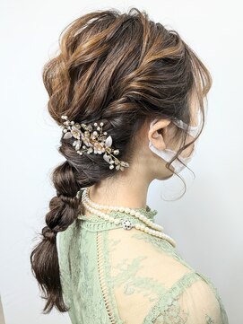 ビューティック ハラジュク(Hair&Make Beautique Harajuku) 結婚式のお呼ばれヘア