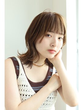 ヘアーアンドメイク エクリ 不動前店(Hair&Make equri) 外はねレイヤースタイル【目黒不動前】
