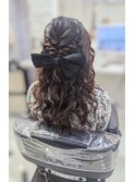 ヘアアレンジ☆ハーフアップ