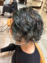 クラップス 横須賀中央店(CLAPS)&nbsp;波巻きスパイラルパーマツイストスパイラルパーマセンターパート