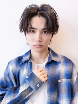 ハバナ 渋谷(HAVANA) ツーブロック/センターパート/ニュアンスパーマ/束感