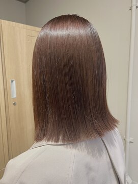 ローレンジウ(LOREN JU) 透明感髪質改善ベージュダブルカラーミルクティーグレージュ