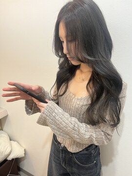 アイディー  高知(id) -高知 id-透明感たっぷりグレージュ　大人くびれ韓国ヘア