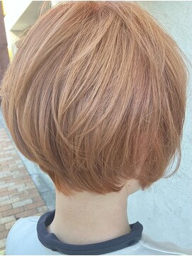 マイノリティー(Minority Produced By TOPHAIR) 【脱白髪染め】白髪ぼかしブリーチ 暖色系ミルクティーベージュ