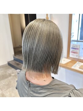 ヘアーエスクールステラ(hair S.COEUR stella) グレージュ/ヘイリーボブ