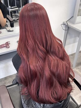 ペレ 栄店(PELE) 前髪/アンブレラカラー/こなれミディ/イメチェン/ウェーブパーマ