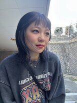 ベルバイヘアスイッチ(by hairswitch)&nbsp;グレージュカラー/顔まわりレイヤー/オリーブグレー