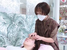 パートナの雰囲気（まつ毛のメニューもあります♪ぜひお試しください！）