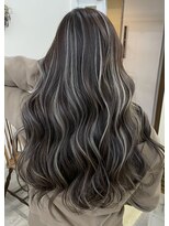 エトラ 渋谷店(etora)&nbsp;小顔へア アッシュカラーグレージュハイライトカラー◎