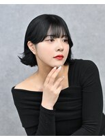 クリーブ 池袋(creeb)&nbsp;ブルーブラック、外ハネボブ、池袋