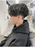 メンズ　波巻きプードル