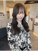 アッシュブラウン×韓国ウェーブ