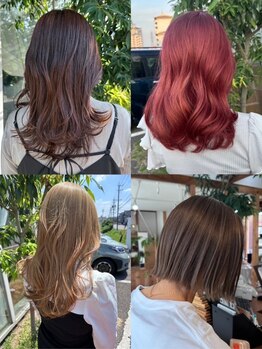 肌を美しく見せる暖色カラー＊ダメージレスなブリーチカラーで透明感あふれる髪色を手に入れませんか？