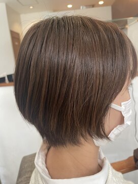 美容室 グリリ(guriri) 前下がりローグラデーションボブ　ブラウンベージュ