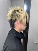 メンズカットデザインカットシャギーカットハイレイヤー