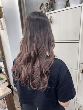 シエル(Ciel) グラデーション★ピンクグレージュ