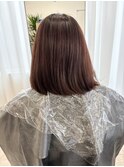 切りっぱなしボブ スタイル