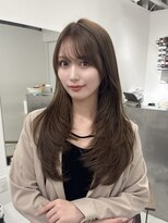 ハピネス 梅田茶屋町店(HAPPINESS) 韓国ヘア/レイヤーカット/髪質改善/顔周り/ブリーチなしベージュ