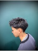 テーパーフェード×スパイキーショート