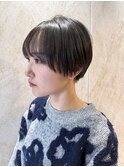 ♪ オリーブグレー/ショート/レイヤー/髪質改善/縮毛矯正/21