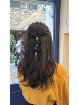 メリーチャームマーチ 寺田町南口店(merry Charm/MARCH) ハーフアップ